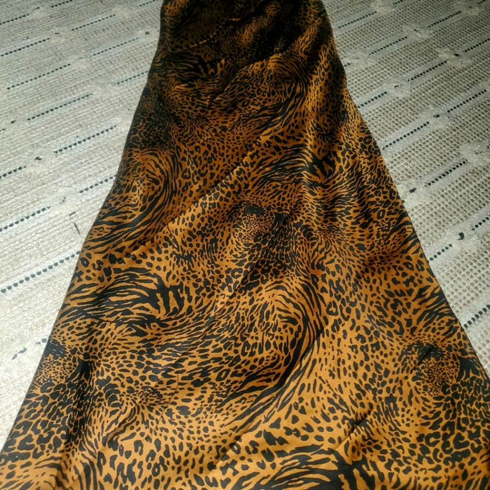 Leopard print , long dress
